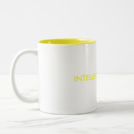 INTELLEKTUELLE HÄRTE Tasse (Links)