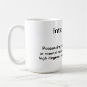 Intellektuelle Kaffee-Tasse Kaffeetasse (Links)