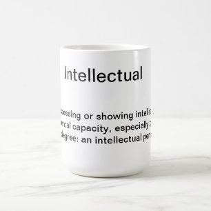 Intellektuelle Kaffee-Tasse Kaffeetasse
