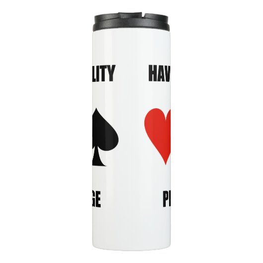 Intellektuelle Vitalität spielen Doppelbrille Thermosbecher (Rückseite)