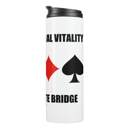 Intellektuelle Vitalität spielen Doppelbrille Thermosbecher (Nach rechts gedreht)