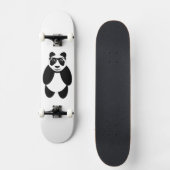 Intellektueller Panda Bear Skateboard (Vorderseite)