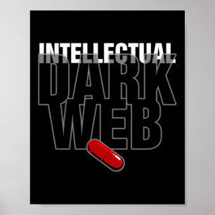 Intellektuelles Dunkles Web . Mob-Regel widersetze Poster