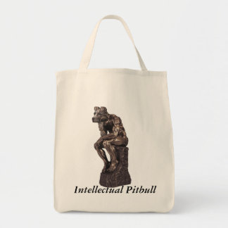 Intellektuelles Pitbull Tragetasche