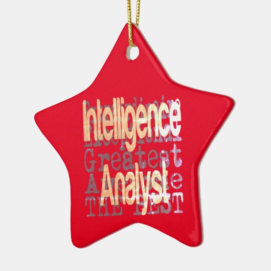 Intelligence Analyst Extraordinaire Keramik Ornament (Links)