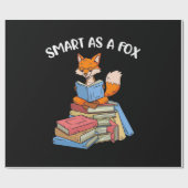 Intelligent als Fuchs Geschenkpapier (Flach)