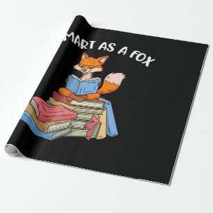 Intelligent als Fuchs Geschenkpapier