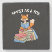 Intelligent als Fuchs Steinuntersetzer (Vorderseite)