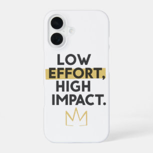 Intelligent arbeiten, nicht hart Moderne Typografi iPhone 16 Hülle