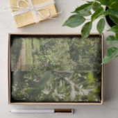 Intelligent aussehender roter Stall in einem Baumf Seidenpapier (Geschenk)