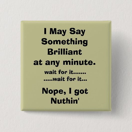 intelligent button (Vorderseite)