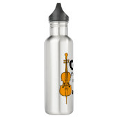 Intelligent Cello Edelstahlflasche (Links)
