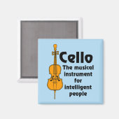 Intelligent Cello Magnet (Vorderseite/Rückseite)