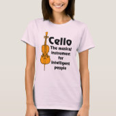 Intelligent Cello T-Shirt (Vorderseite)