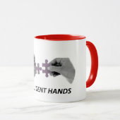 INTELLIGENT HANDS Tasse (VorderseiteRechts)