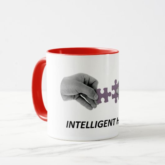 INTELLIGENT HANDS Tasse (Vorderseite Links)