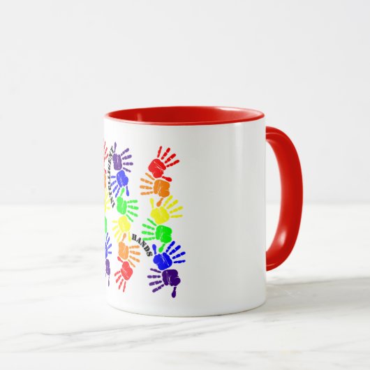 INTELLIGENT HANDS Tasse (VorderseiteRechts)