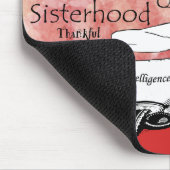 Intelligent ist die Fackel der Weisheit Mousepad (Ecke)