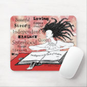 Intelligent ist die Fackel der Weisheit Mousepad (Mit Mouse)