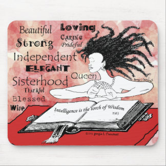 Intelligent ist die Fackel der Weisheit Mousepad