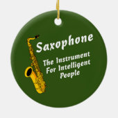 Intelligent Saxophon Keramik Ornament (Hinten)