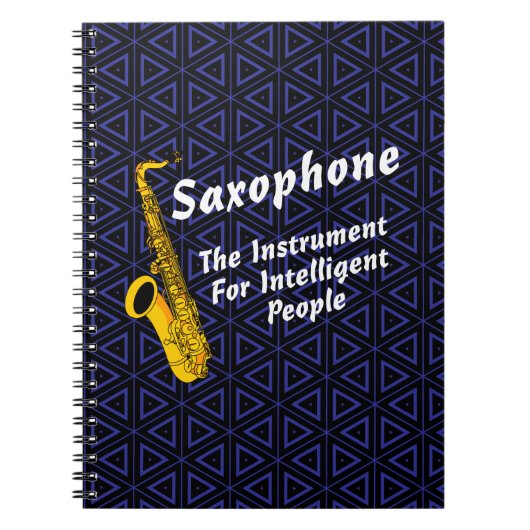 Intelligent Saxophon Notizblock (Vorderseite)