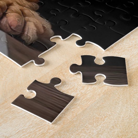 Intelligent Shar Pei Dog mit Buchdesign Puzzle (Seite)