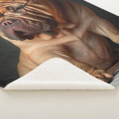 Intelligent Shar Pei Dog mit Buchdesign Sherpadecke (3/4)
