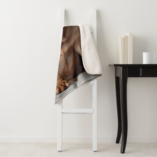 Intelligent Shar Pei Dog mit Buchdesign Sherpadecke (Beispiel)