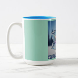 Intelligent Snowflake Mug Zweifarbige Tasse