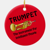 Intelligent Trumpet Keramik Ornament (Hinten)