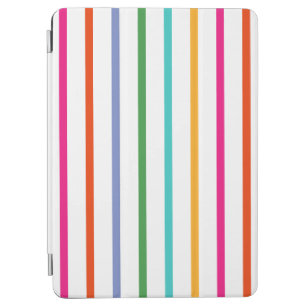 Intelligente Abdeckung mit mehrfarbigem Streifen iPad Air Hülle