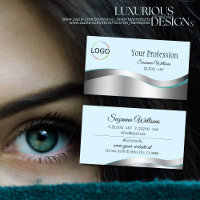 Intelligente Aquamarine Silber-Dekoration mit Bran