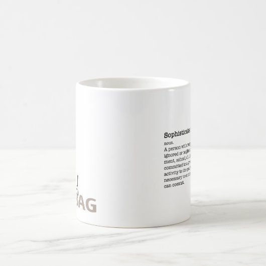 Intelligente Dirtbag-Tasse Kaffeetasse (Mittel)