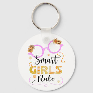 Intelligente Girls-Regel, komische Gleichberechtig Schlüsselanhänger