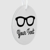 Intelligente Gläser Ornament (Vorderseite)