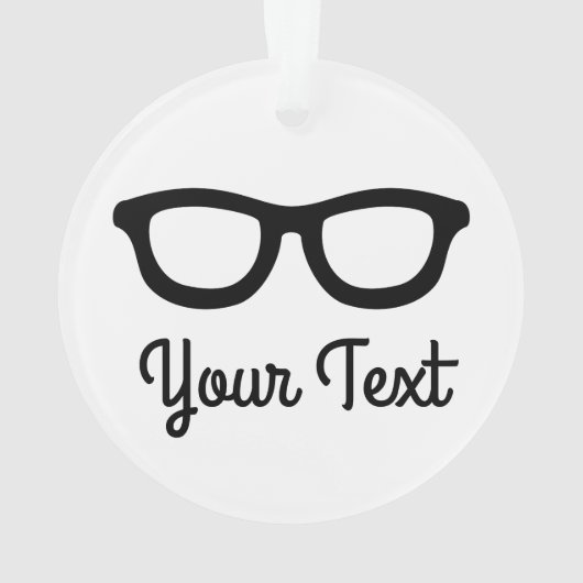 Intelligente Gläser Ornament (Rückseite)