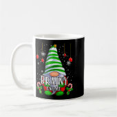 Intelligente Gnom-Weihnachts-Pyjamas passende Fami Kaffeetasse (Links)