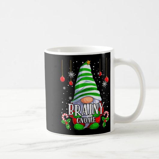 Intelligente Gnom-Weihnachts-Pyjamas passende Fami Kaffeetasse (Rechts)