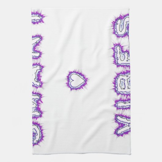 Intelligente, gute Visionen Geschirrtuch (Vertikal)