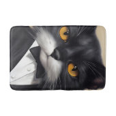 Intelligente Katze Badematte (Vorderseite)
