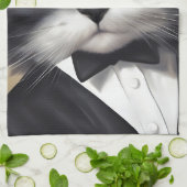 Intelligente Katze Geschirrtuch (Gefaltet)