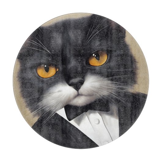 Intelligente Katze Schneidebrett (Vorderseite)