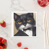 Intelligente Katze Serviette (Beispiel)