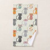 Intelligente Katzen! Badhandtuch Set (Handtuch)