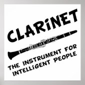 Intelligente Klarinette Poster (Vorne)