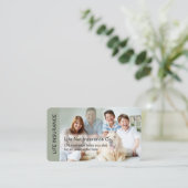 Intelligente Lebensversicherung Visitenkarte (Stehend Vorderseite)