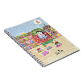 Intelligente Lesepinguine personalisiertes Kinderh Notizblock (Rechte Seite)