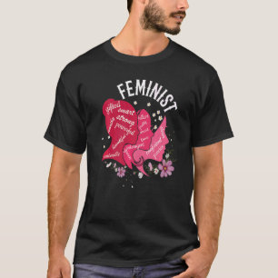 Intelligente, mächtige Feministerrechte für Frauen T-Shirt