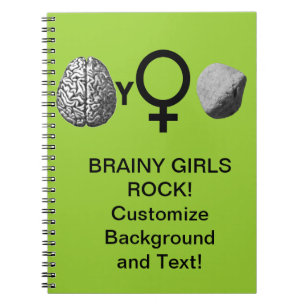 Intelligente Mädchen rocken! Notizblock